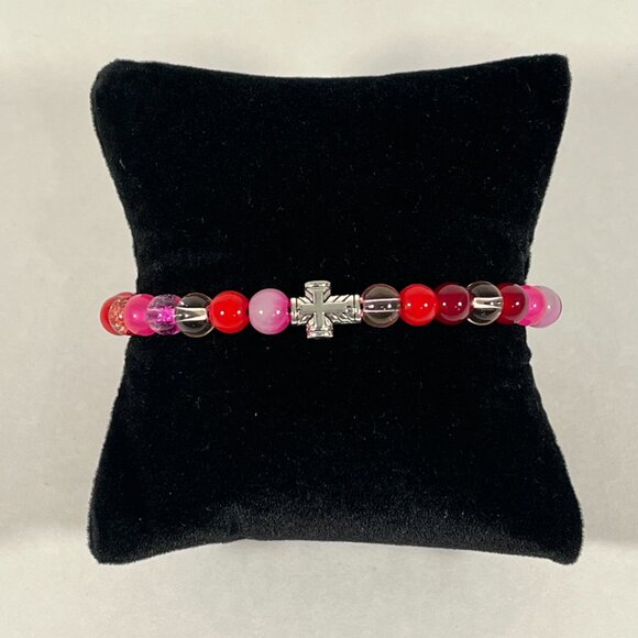 Set of Jewelry! 7 Necklaces, 7 Bracelets, and 7 Earrings! NWT Silver Cross - Picture 10 of 16